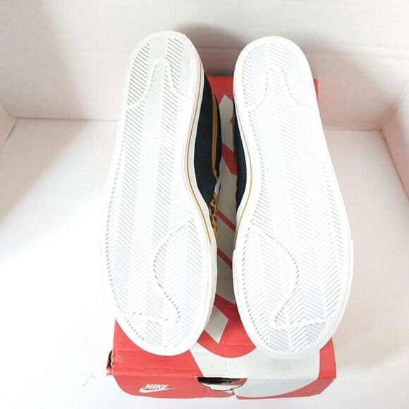 New! NIKE Women's Court Legacy Leopard Print Slip-on Sneakers Shoes Brown 6 - Picture 10 of 10